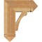 Ekena Millwork Legacy Arts & Crafts Rough Sawn Bracket, Western Red Cedar, 6"W x 18"D x 22"H BKT06X18X22LEC03RWR - alternate 3